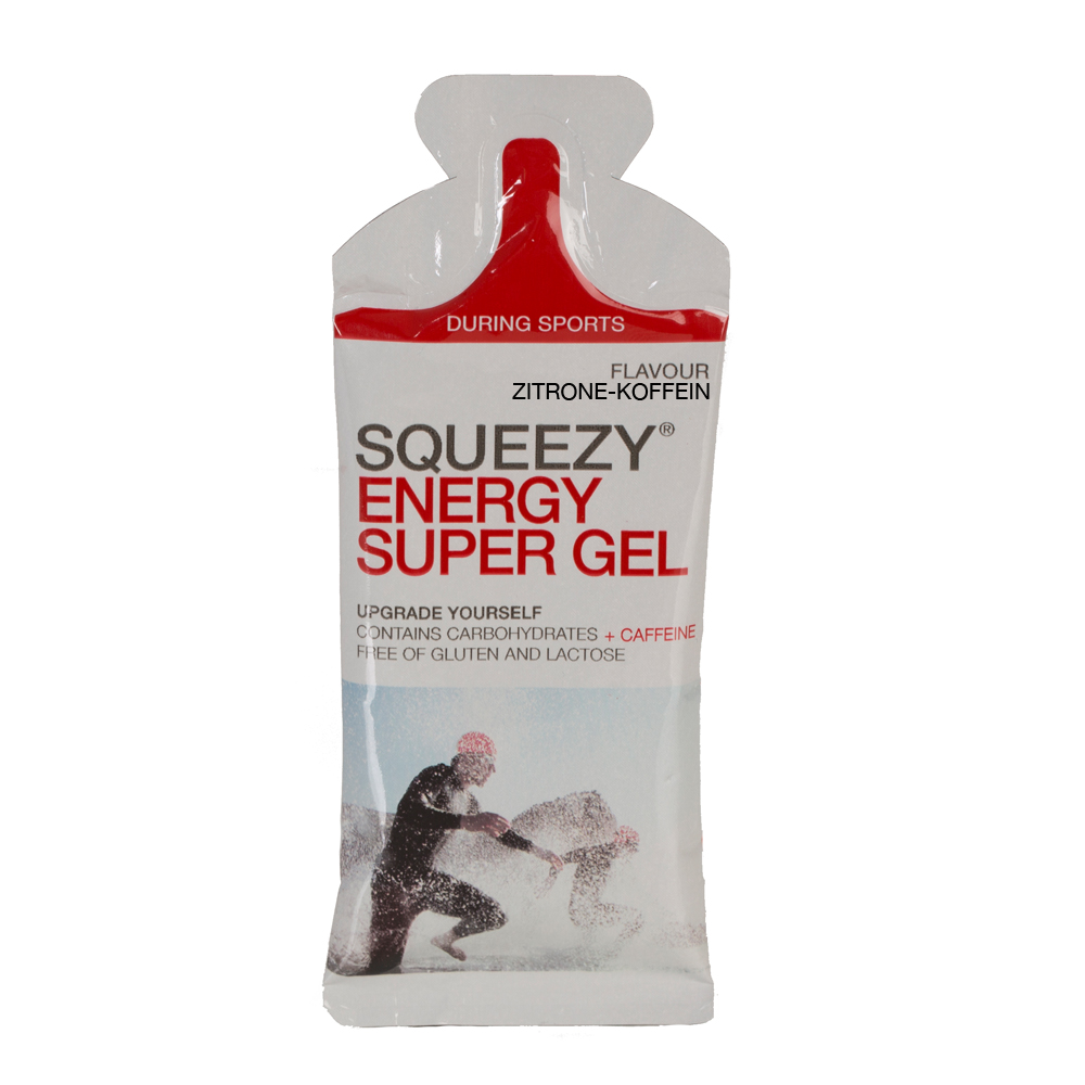 Product image: SQUEEZY ENERGY SUPER GEL Lemon-Caffeine sachet