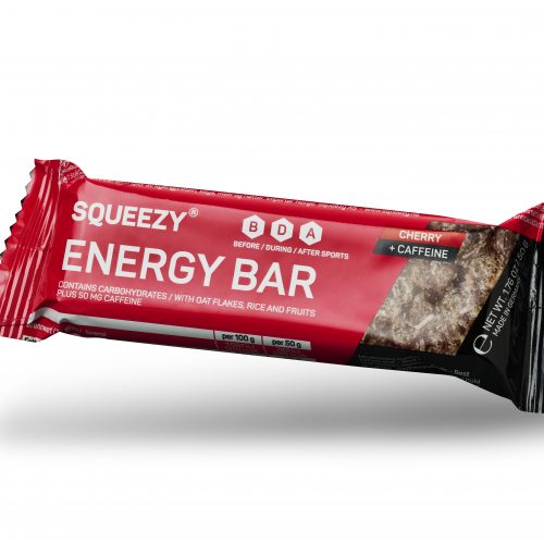 Squeezy Energy Bar Cherry + Caffeine