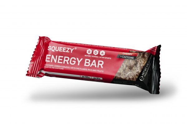 Squeezy Energy Bar Cherry + Caffeine