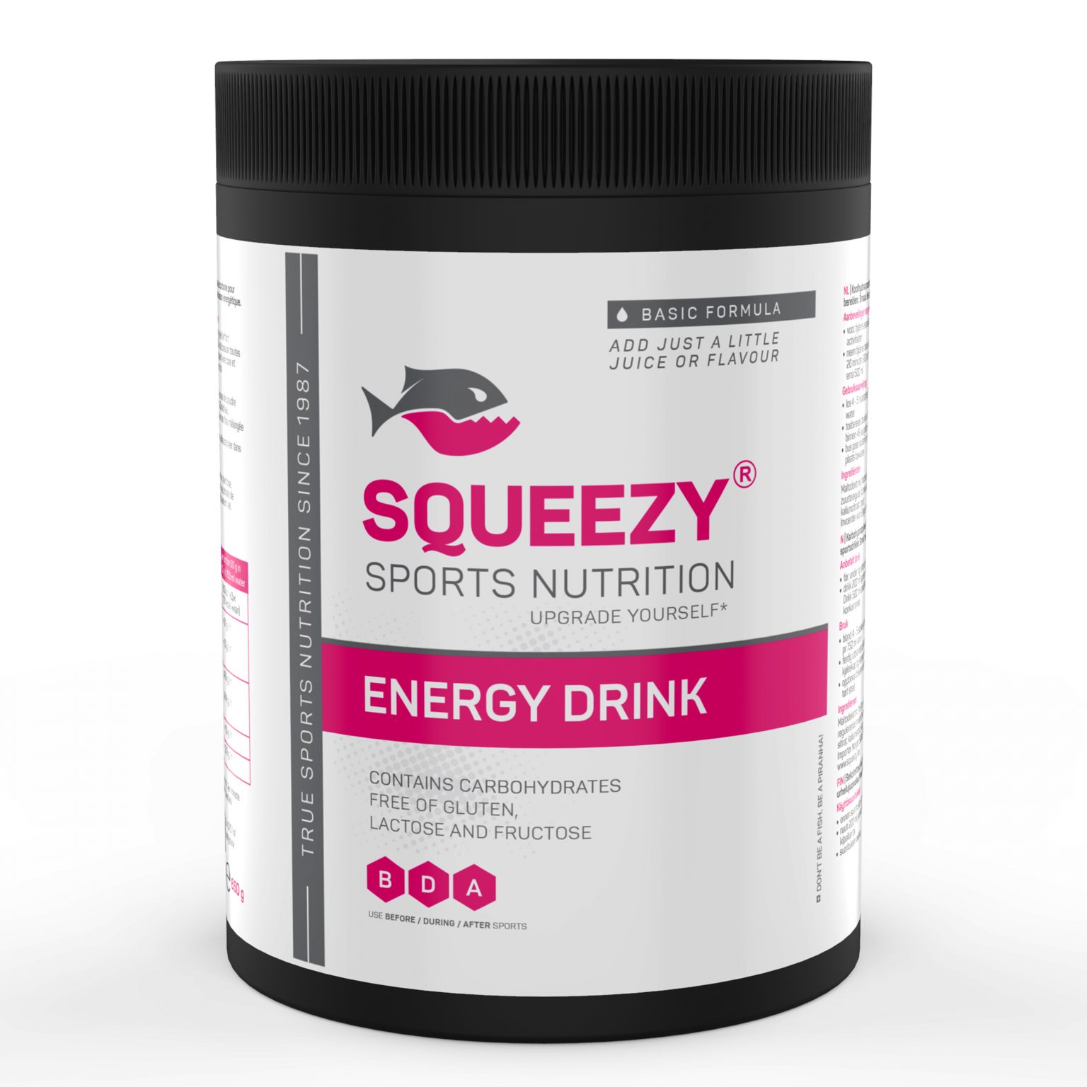 Squeezy Energy Drink Basic Formula
